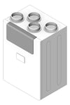 3D Shaded Image of VentilationUnit HeatRecovery StiebelEltron Centralised