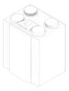 3D Documentation Image of VentilationUnit HeatRecovery StiebelEltron Centralised Plus