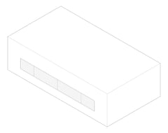 3D Documentation Image of VentilationUnit HeatRecovery StiebelEltron Decentralised AirGrille