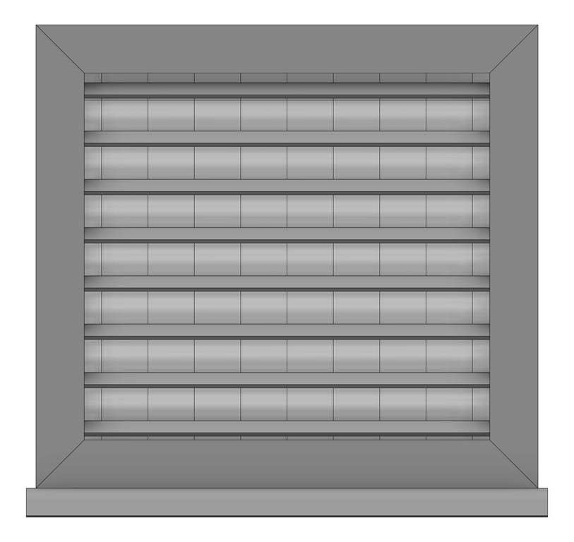 Front Image of Ventilation WeatherGrille StiebelEltron WallOutlet