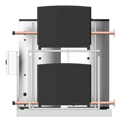 Front Image of WaterHeater FullSkid StiebelEltron HotWater Commercial 2HeatPumps2Tanks