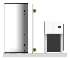 Left Image of WaterHeater FullSkid StiebelEltron HotWater Commercial 2HeatPumps3Tanks
