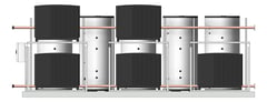 Front Image of WaterHeater FullSkid StiebelEltron HotWater Commercial 5HeatPumps5Tanks