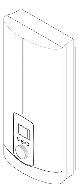 3D Documentation Image of WaterHeater Instantaneous StiebelEltron 3Phase Comfort