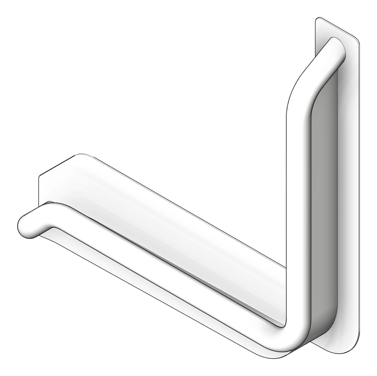 Navigate to GrabRail 90Deg SureCare AntiLigature Toilet Ambulant LH