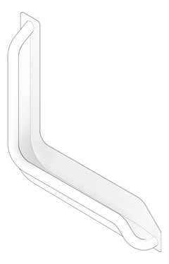 3D Documentation Image of GrabRail 90Deg SureCare AntiLigature Toilet Ambulant RH