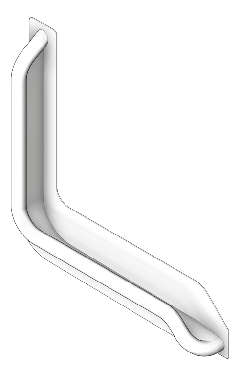 Navigate to GrabRail 90Deg SureCare AntiLigature Toilet Ambulant RH