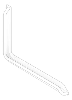 3D Documentation Image of GrabRail 90Deg SureCare AntiLigature Toilet RH