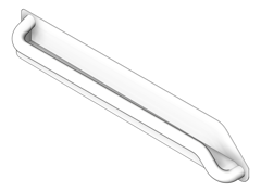 3D Shaded Image of GrabRail Straight SureCare AntiLigature Horizontal