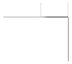 Front Image of CurtainTrack Privacy SureCare Lshape Angled