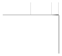 Front Image of CurtainTrack Privacy SureCare Lshape