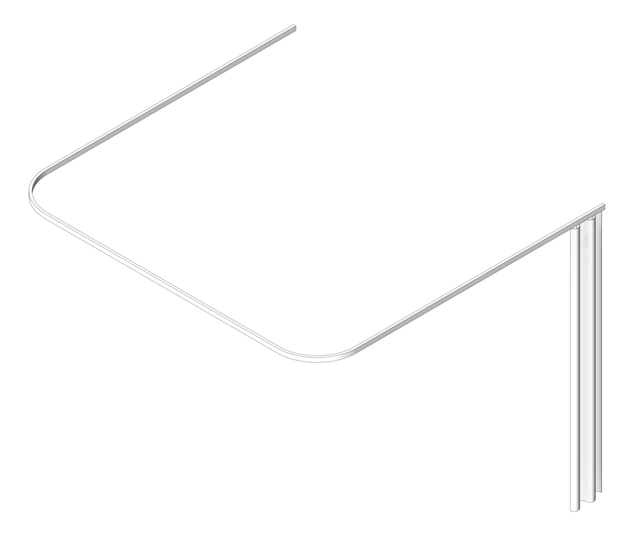Navigate to CurtainTrack Privacy SureCare UShape