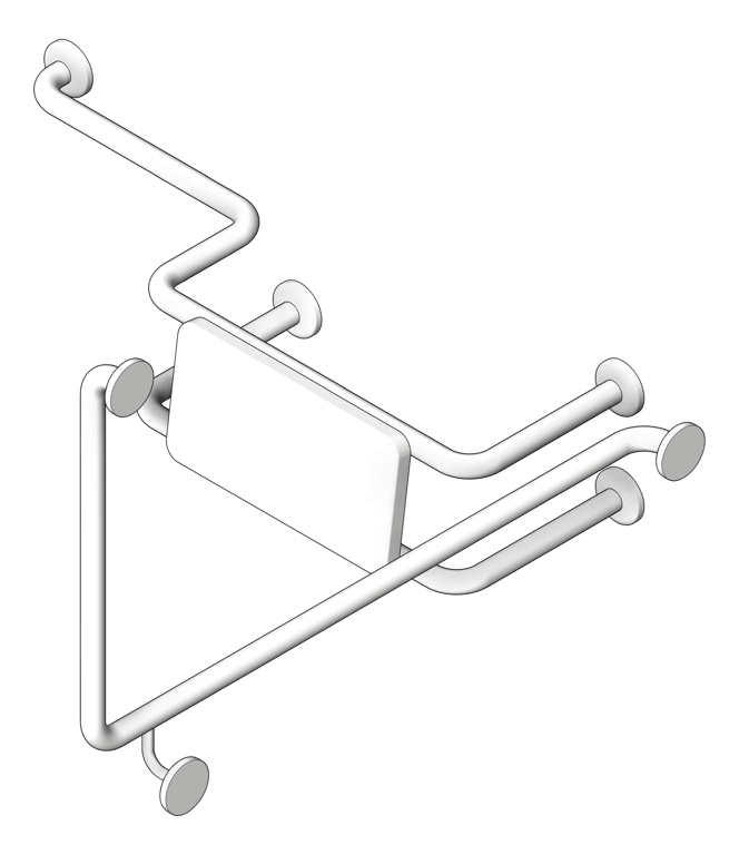 Navigate to GrabRailSet 90Deg SureCare Toilet LH Backrest