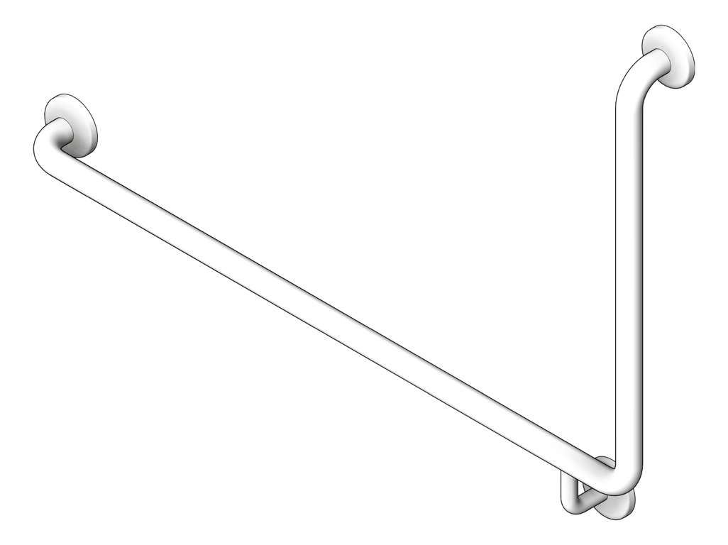 GrabRail 90Deg SureCare Toilet LH