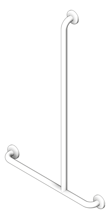 GrabRail Shower SureCare Tshape Inverted RH