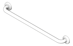 3D Shaded Image of GrabRail Straight SureCare