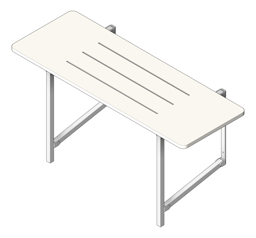 Navigate to ShowerSeat Folding SureCare Easifold SlottedSeat