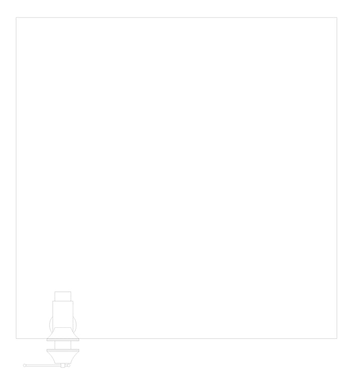 Plan Image of Bench Metalwork TFSProjects System7 Kube3 DDA 1200 Square