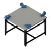 3D Shaded Image of Bench Metalwork TFSProjects System7 Kube4 1200 Square