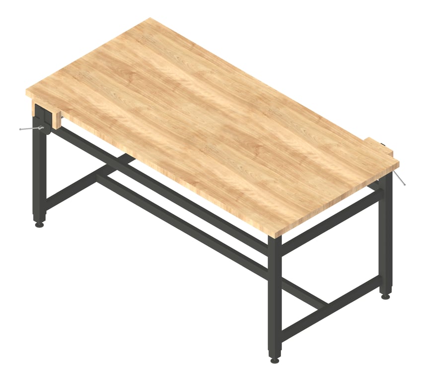 Image of Bench Woodwork TFSProjects System7 Kube2 1800 Long