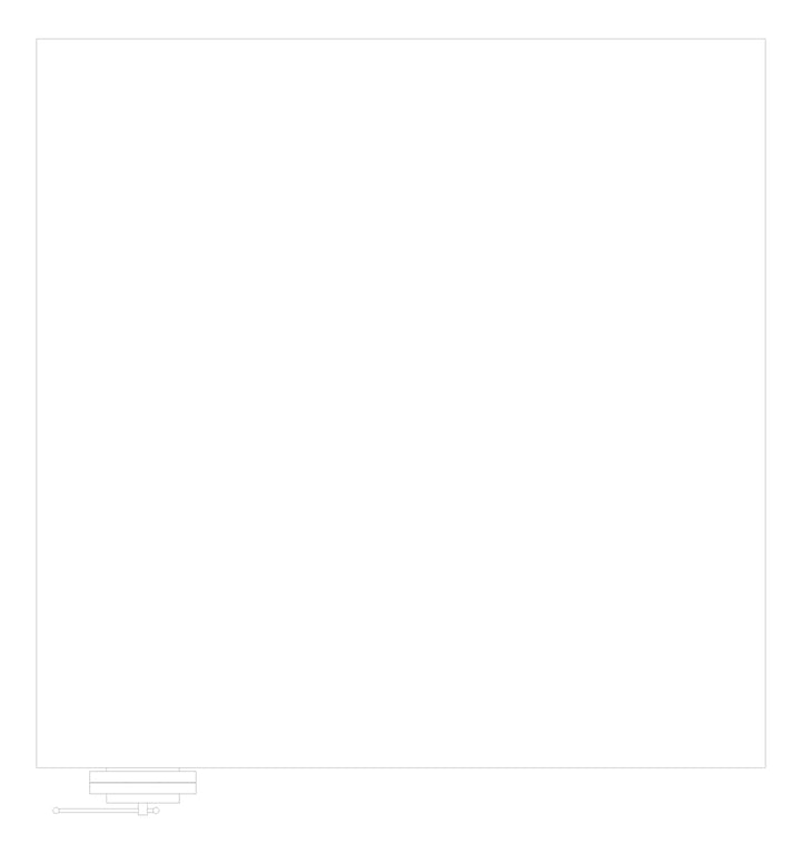 Plan Image of Bench Woodwork TFSProjects System7 Kube3 DDA 1200 Square