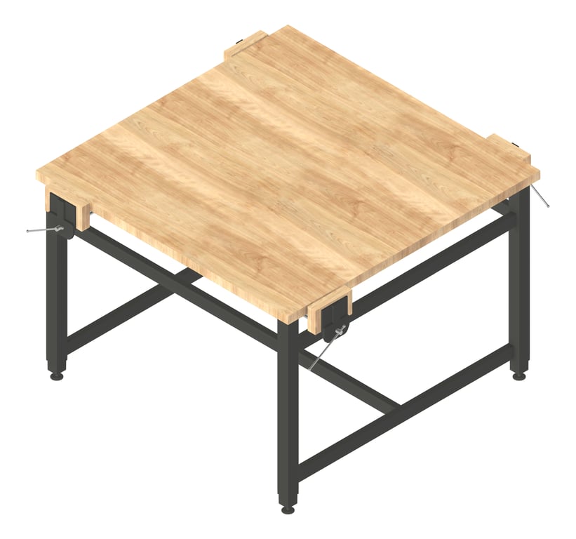 Image of Bench Woodwork TFSProjects System7 Kube4 1200 Square