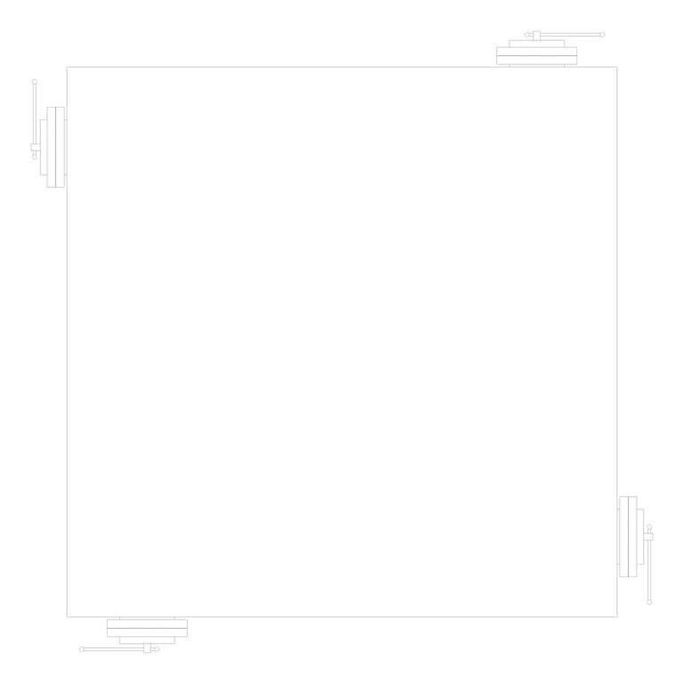 Plan Image of Bench Woodwork TFSProjects System7 Kube4 1200 Square