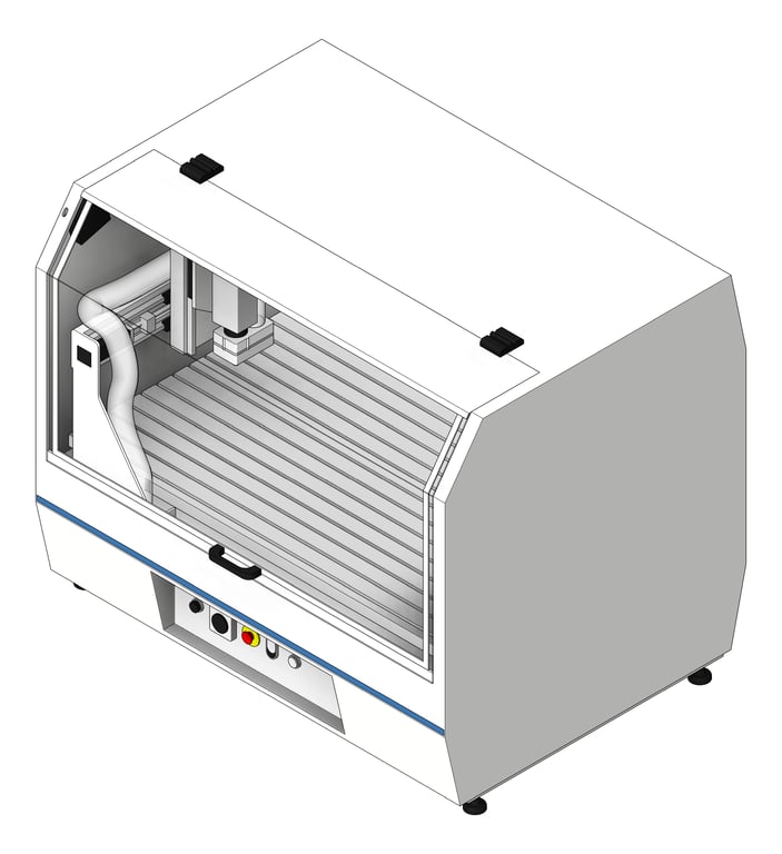 3D Shaded Image of Machinery CNCMachiningCentre TFSProjects SCM Startech CNK