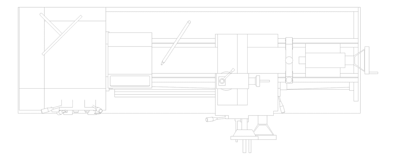 Plan Image of Machinery CentreLathe TFSProjects Deluxe