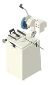 3D Presentation Image of Machinery ColdSawAndStand TFSProjects 315mm 240V