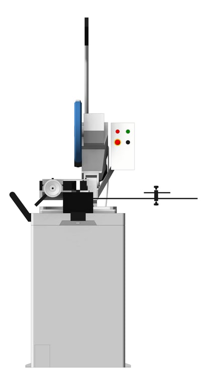 Front Image of Machinery ColdSawAndStand TFSProjects 315mm 240V