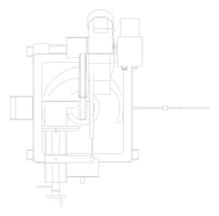 Plan Image of Machinery ColdSawAndStand TFSProjects 315mm 240V