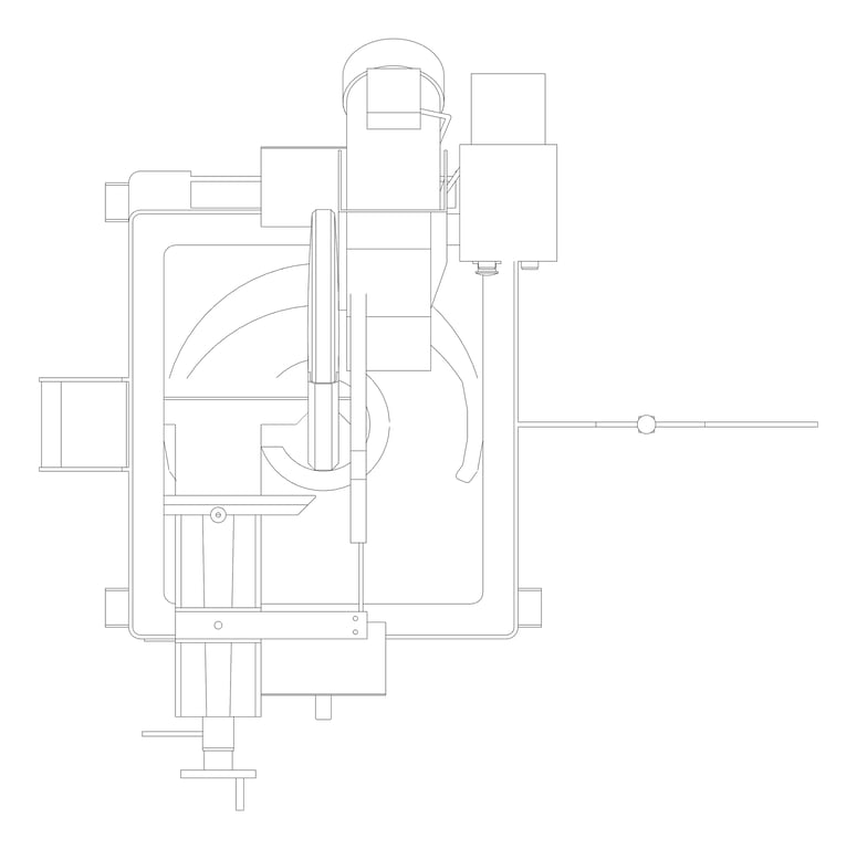 Plan Image of Machinery ColdSawAndStand TFSProjects 315mm 240V