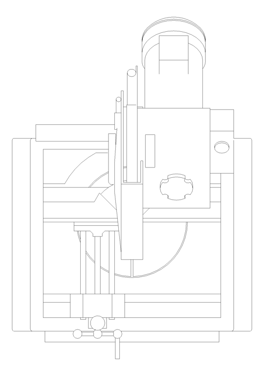 Plan Image of Machinery ColdSawIntegratedStand TFSProjects 350mm