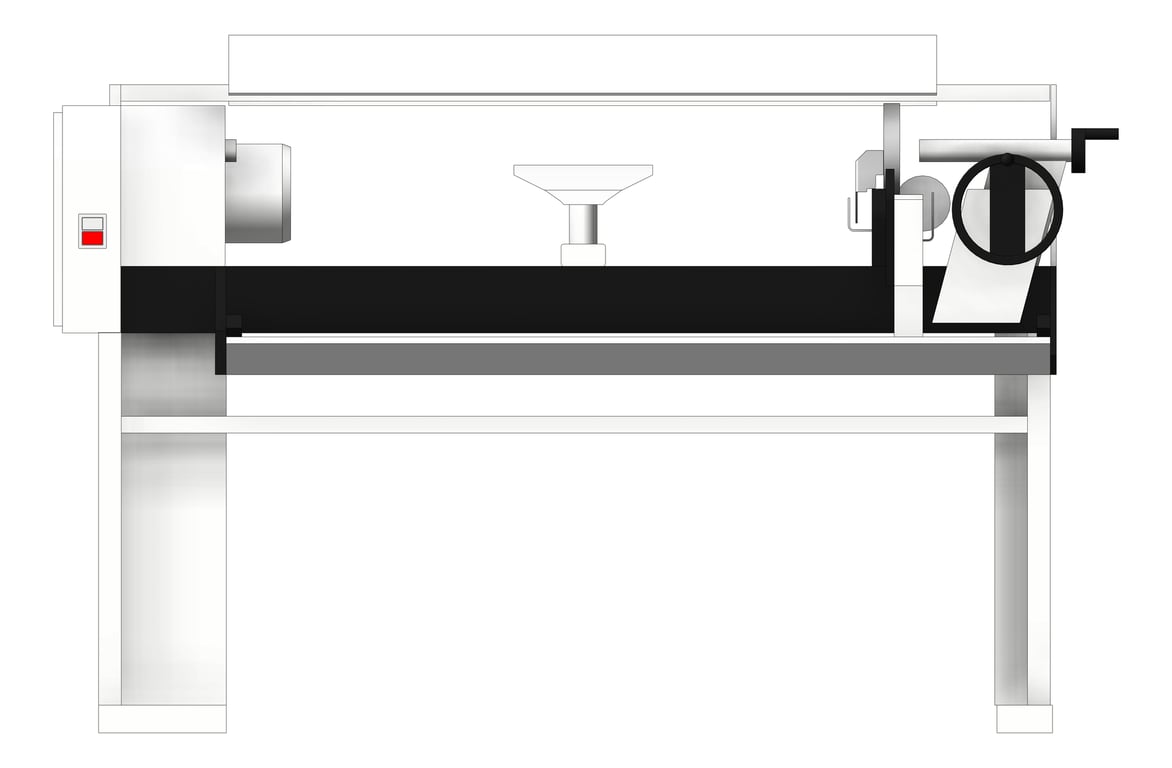 Front Image of Machinery ManualCopyWoodLathe ToolsForSchools SCM Minimax T124CE