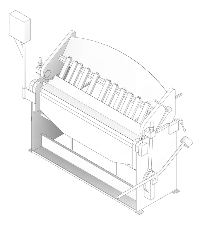 3D Documentation Image of Machinery ManualPanbrake TFSProjects 1250mm