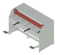 3D Presentation Image of Machinery ManualTreadleGuillotine TFSProjects 1300mm