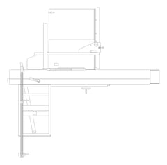 Plan Image of Machinery PanelSaw TFSProjects SCM Minimax SC3C