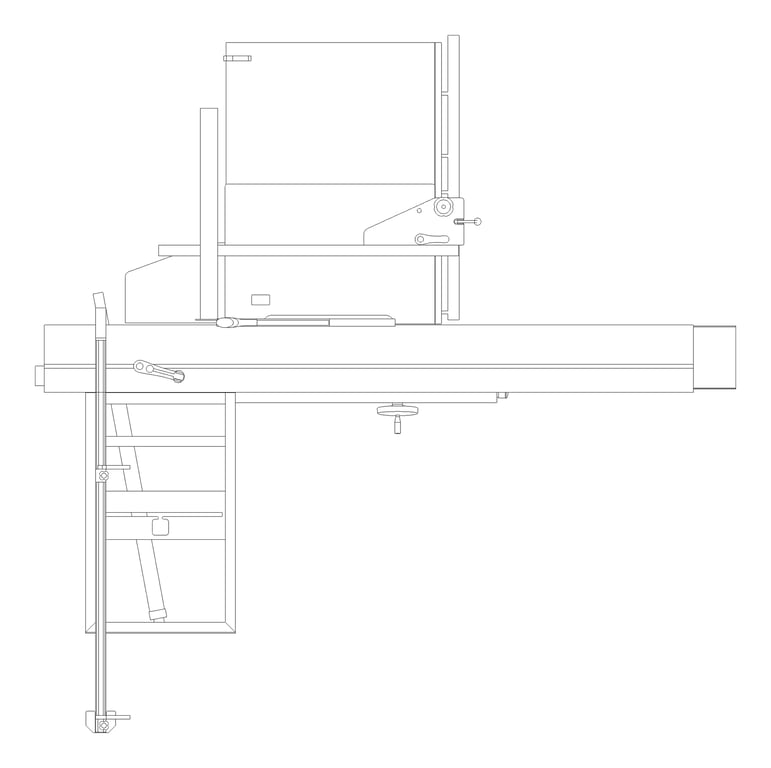 Plan Image of Machinery PanelSaw TFSProjects SCM Minimax SC3C