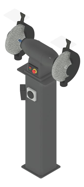 Image of Machinery PedestalBuffingMachine TFSProjects 225mm