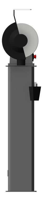 Left Image of Machinery PedestalBuffingMachine TFSProjects 225mm