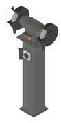 3D Presentation Image of Machinery PedestalGrinder TFSProjects 200mm