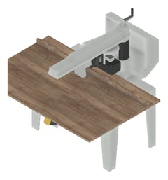 3D Presentation Image of Machinery RadialArmSaw TFSProjects SCM Minimax SR650