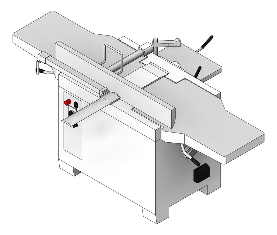 3D Shaded Image of Machinery SurfacePlaner TFSProjects SCM Minimax F41EliteS