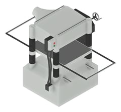 3D Presentation Image of Machinery Thicknesser TFSProjects