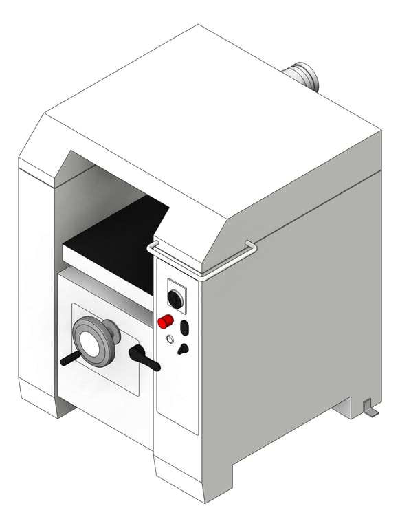 3D Shaded Image of Machinery Thicknesser TFSProjects SCM Minimax S41EliteS