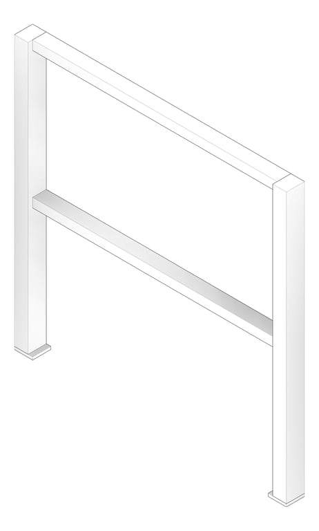 3D Documentation Image of Storage ClampRack TFSProjects System7 Klamp