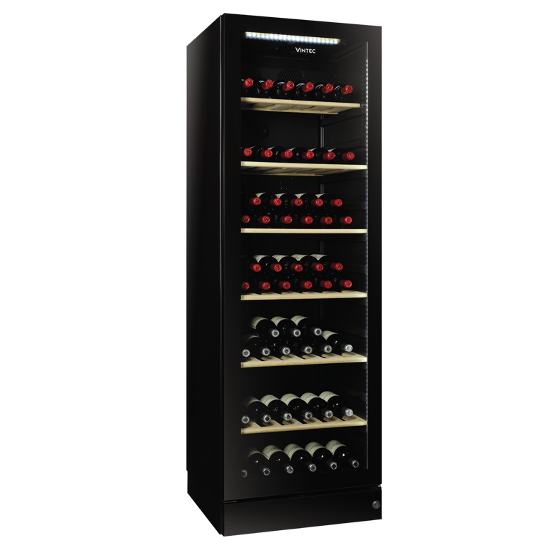 V190SG2E-BKLH_Angle_W_DE.png Image of Refrigerator Freestanding Vintec Wine 198Bottle