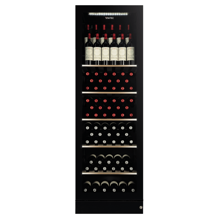 V190SG2E-BKLH_Front_W_DE.png Image of Refrigerator Freestanding Vintec Wine 198Bottle