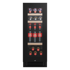 VBS020SBB-X_HERO_PROP.png Image of Refrigerator Underbench Vintec Beverage 48Bottle